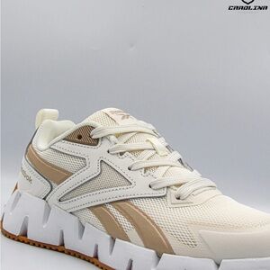 Reebok Cream and Tan Sneakers